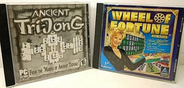 Lot of 2 PC-Rom games; Ancient Tri-Jong &amp; Wheel of Fortune - £9.69 GBP