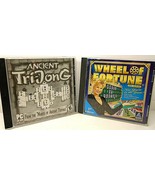 Lot of 2 PC-Rom games; Ancient Tri-Jong &amp; Wheel of Fortune - £9.73 GBP