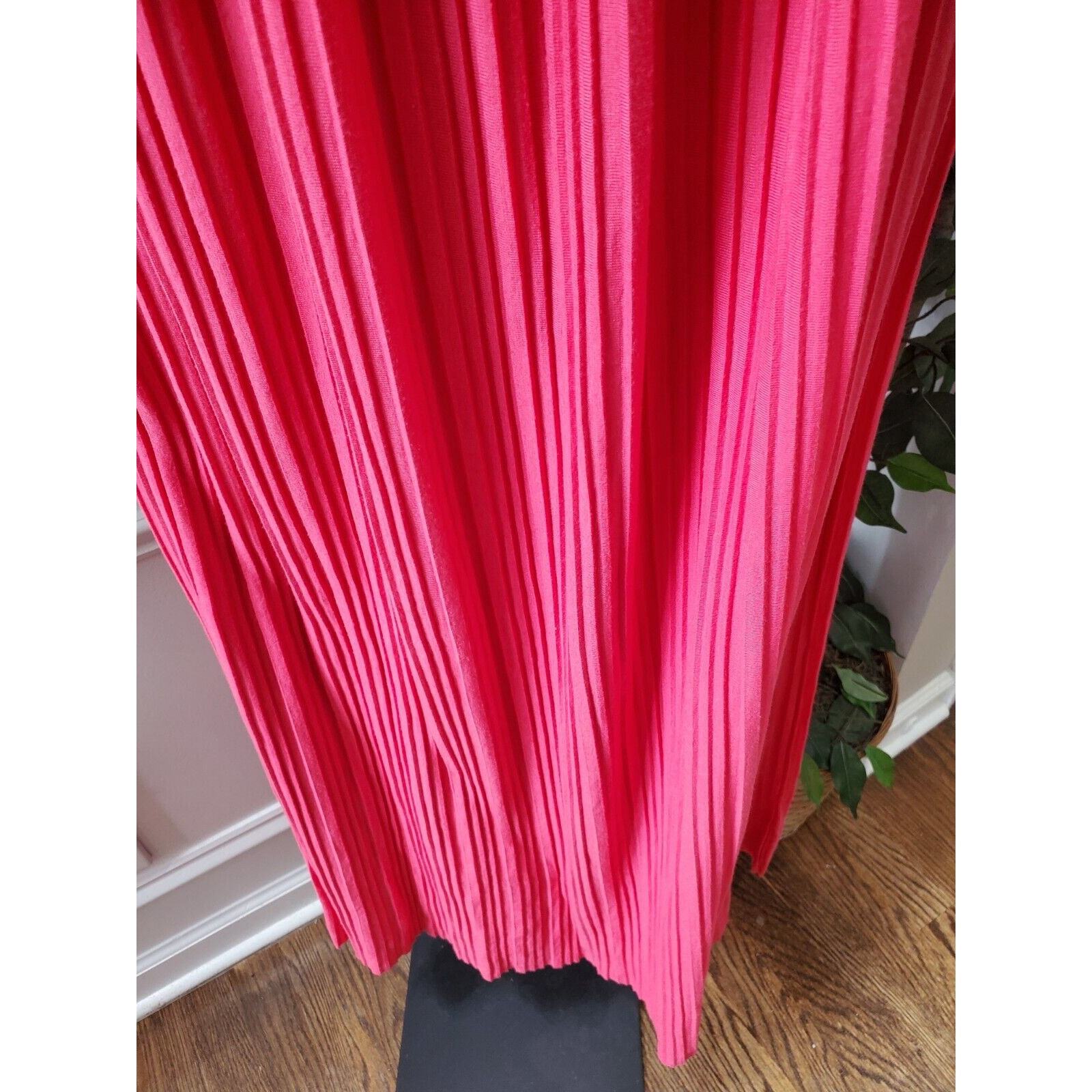 Calvin Klein Women's Pink Viscose Scoop Neck Sleeveless Long Maxi Dress Size S Item image 7