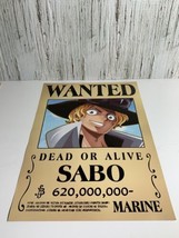 Wanted Dead Or Alive Sabo Marine Anime Poster One Piece Manga Series - £15.54 GBP