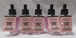 White Barn Bath &amp; Body Works Wallflower Bulb Lot Set 5 Cranberry Orange Seltzer - £35.79 GBP