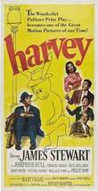 HARVEY MOVIE POSTER 11x17 IN JIMMY STEWART RABBIT 27x43 CM ELWOOD P. DOW... - £11.78 GBP
