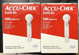 Accu-Chek Softclix Lancets• 100 per box (2 Pack) 200 Count Total Exp 10/... - $364.44 MXN