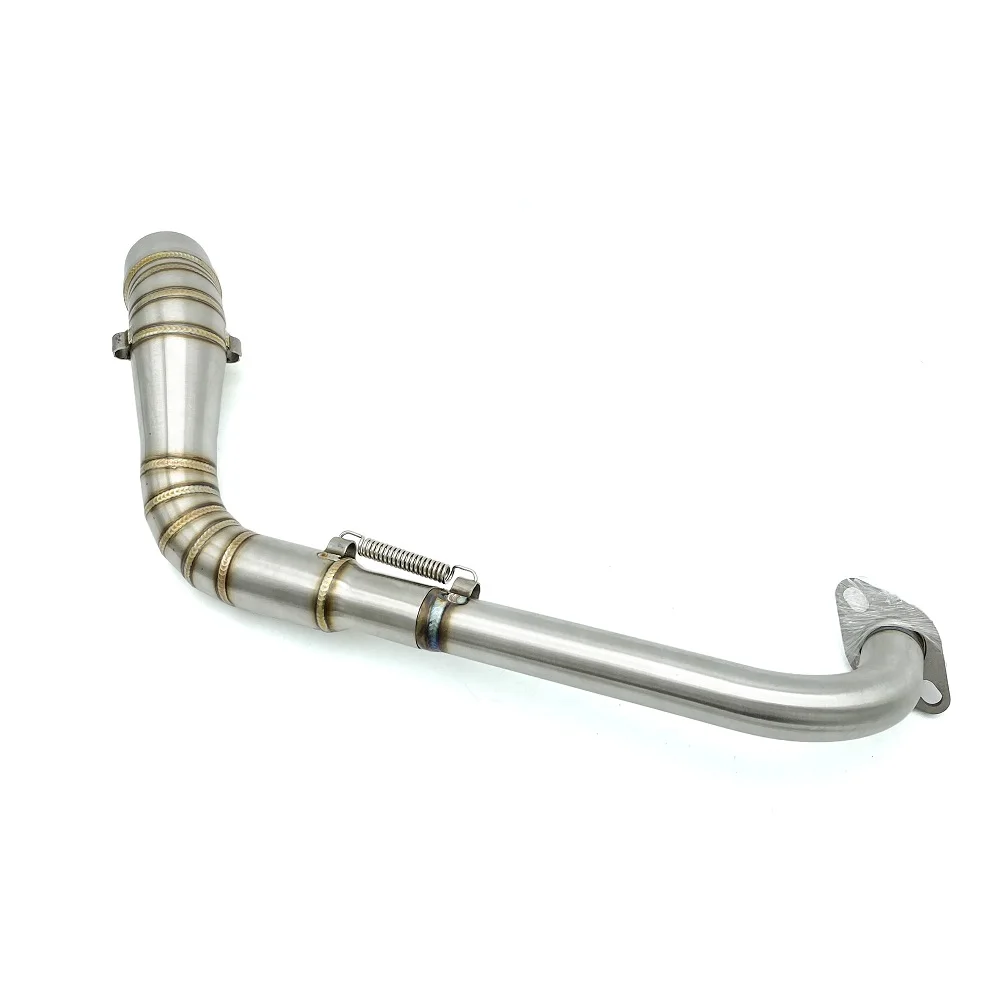 NMAX155 NMAX125 Motorcycle Exhaust Middle Link Pipe Slip-On Stainless Steel Conn - £201.84 GBP