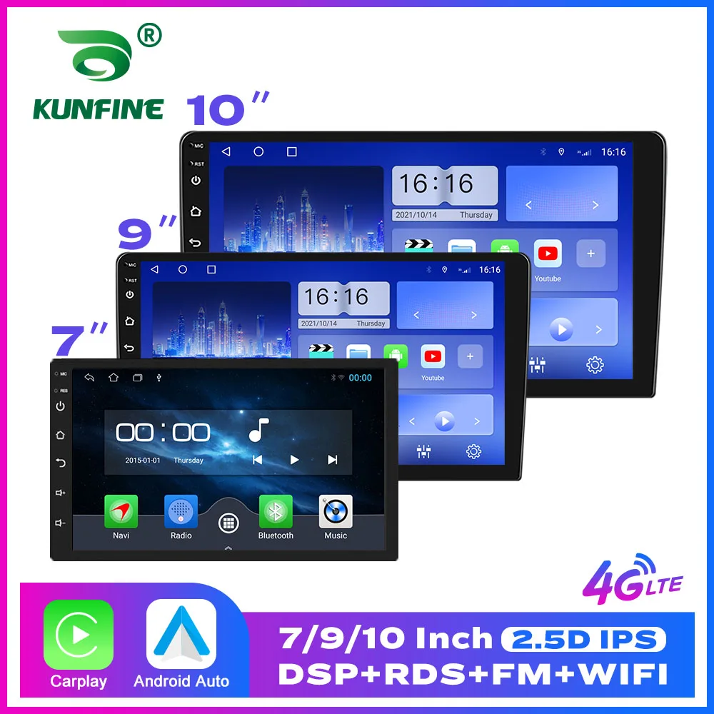 7/9/10/10.33/13.1&#39;&#39; Smart System For 2 Din Android Car Radio Navigation Central - £64.57 GBP+