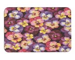 Mondxflaur Flowers Non Slip Bathroom Mat for Shower Quick Dry Diatom Mud... - $18.99