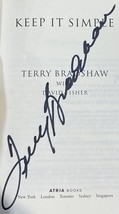 Terry Bradshaw Signé Keep It Simple Livre Bas - £116.03 GBP