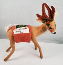 Annalee 8&quot; Reindeer With Saddlebags Carrying Letters 1998 - £30.17 GBP