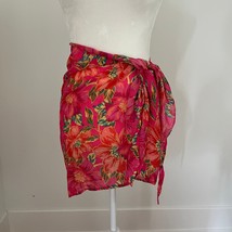 Beach Riot Melanie Sarong Wrap in Miami Peony Pink Floral One Size - $24.99