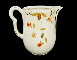 Porcelain Autumn Leaf Pitcher, Hall Superior Quality Kitchenware, Mary Dunbar - £11.71 GBP