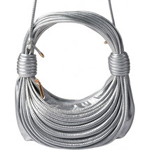  Knotted Noodle Handbag   Faux Leather New Stylish Design Shoulder Bag S... - $553.09 MXN