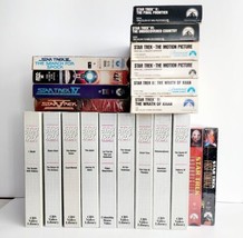 Star Trek VHS Lot of 21 Vintage 2 SEALED Movies 1-6 Plus TV Show Sci-Fi - £11.85 GBP