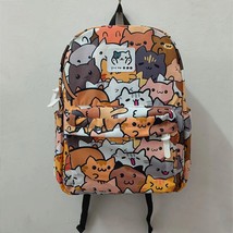 Youth Fashion Cute Cat 2023 Women Backpack Large Capacity Waterproof Ruack for G - £131.74 GBP