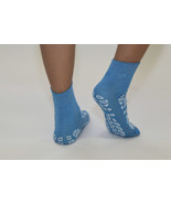 KATT MEDICAL DOUBLE TREAD FOOTWEAR NON SLIP SOCKS/SIZE MEDIUM /COLOR BLU... - $16.13 CAD
