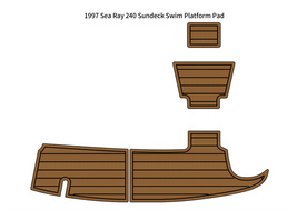 1997 Sea Ray 240 Sundeck Swim Platform Pad Boat EVA Foam Teak Deck Floor... - £259.19 GBP