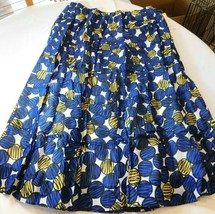 Ruby Rd Woman Women&#39;s Ladies Long Skirt Size 20W Cobalt Blue Multi NWT - £18.47 GBP