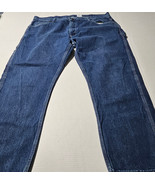 KEY Carpenter Blue Jeans Mens 44x30 Denim Relaxed Fit Straight Leg 17754  - €14,60 EUR