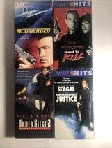 Hard To Kill, Submerged, Out For Justice, Under Siege 2  Lot Of 4 VHS Movies - £4.63 GBP