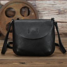 Causal Women Men Shoulder Bag Genuine Leather Crossbody Bags Mini Sling Bags For - £115.53 GBP