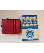 Vtg Dunlop Maxfli Blue Max Golf Balls 4 Boxes of 3 Each 12 total Red Bag... - $22.76