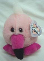 Vintage 1994 Puffkins Flo The Pink Flamingo 4&quot; Plush Stuffed Animal Toy New - £11.63 GBP
