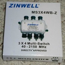 Zinwell Multi Switch 3 X 4 DirecTV Approved MS3X4WB-Z - $14.99