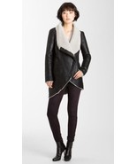 Helmut Lang $2195 Weathered Shearling Leather Jacket Coat S - $499.99