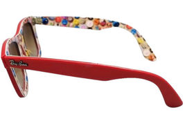 Vtg Ray-Ban RB2140 1051/51 Wayfarer Special Series #4 Red Hand Made in Italy image 3