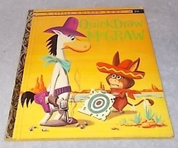 Little Golden Book Quick Draw McGraw Baba Looey 25 Cent A Printing 1960 Memling - £11.16 GBP