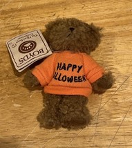 Boyds Bears Happy Halloween Sweater 3.5” Mini Message Bear 567049 - $24.74