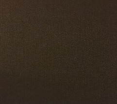 Ballard Designs Twill Chocolate Brown Cotton MULTI-USE Fabric By The Yard 56&quot;W - £7.85 GBP
