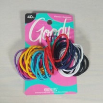 Goody Ouchless Kids Hair Elastics 40 Count Assorted Colors - £1.82 GBP