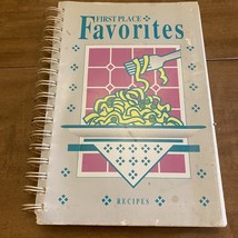 Favorite Recipes Cookbook First Baptist Church Houston VTG Spiral Local - £10.62 GBP
