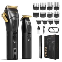 Professional Hair Clippers for Men- USB-C Rechargeable Barber Hair Trimmer &amp; ... - £50.84 GBP