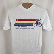 Vintage Sugar River State Bike Trail T-Shirt Small Single Stitch Deadstock 80s - £12.48 GBP