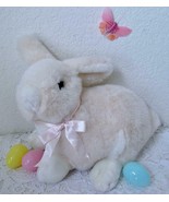 Vintage Wondertreats Plush Easter Bunny Pale Blush Peach 13&quot; Large Rabbit - £22.90 GBP