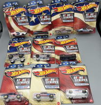 Hot Wheels Mattel  Exclusive  Stars &amp; Stripes Series Set Of 10 Complete New - £19.60 GBP