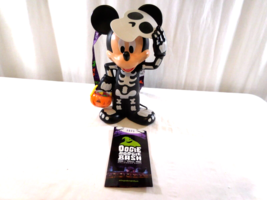 Disney Parks 2023 Halloween Mickey Mouse Skeleton  Light-Up Popcorn Buck... - $73.26