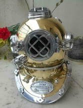 Heavy Model Diving Helmet Replica Mark V Deep Sea Divers Helmet 18&quot; Exp ... - £253.37 GBP