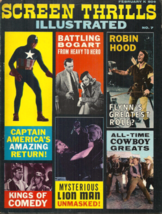 Screen Thrills Illustrated #7- February 1964 - Captain America, Humphrey Bogart - £5.49 GBP