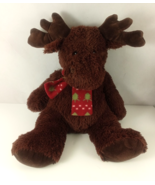Brown Christmas Moose Plush Stuffed Animal Toy 21&quot; - $20.29 CAD