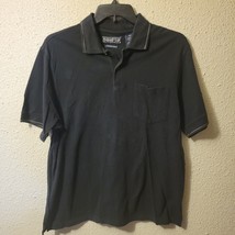 Grand Slam Polo-shirt Golf Men’s Size Lg Short Sleeve Black - £5.45 GBP