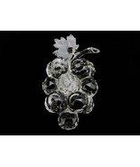 Clear Acrylic Grape Cluster w/Leaf &amp; Stem, Wine Bar Decor, Tree Ornament - $20.10 CAD