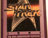 Star Trek 25th Anniversary Paperback Book Spock Kirk - $6.92