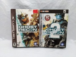 Lot Of (2) Tom Clancys Ghost Recon 1 And 2 PC Video Games - £31.15 GBP