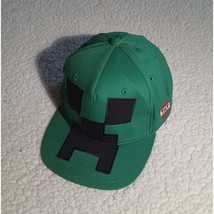 Jinx Minecraft Green Creeper Video Game snapback hat cap - $12.19