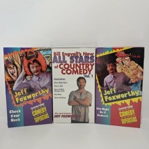 Country Comedy VHS Lot of 3 Jeff Foxworthy Bill Engvall Redneck New Sealed - £13.93 GBP