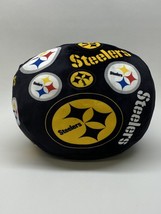 NORTHWEST NFL PITTSBURGH STEELERS CLOUD TRAVEL PILLOW 11 INCH ROUND - £10.59 GBP