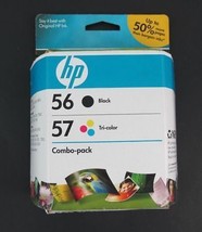 56 black COMBO 57 color ink HP PSC 2110 2210 2310 2410 2510 1350 printer copier - £35.52 GBP