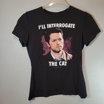 Supernatural Shirt I&#39;ll Interrogate The Cat Womens XL Join The Hunt Shor... - £11.49 GBP